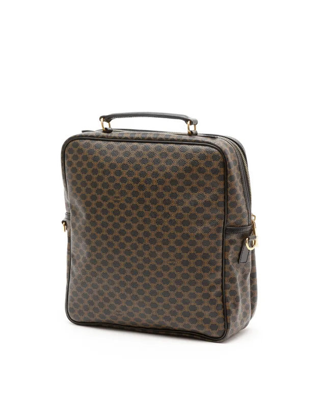 Celine Macadam Satchel Messenger Bag in Canvas from A Retro Tale, photo 3 of 8