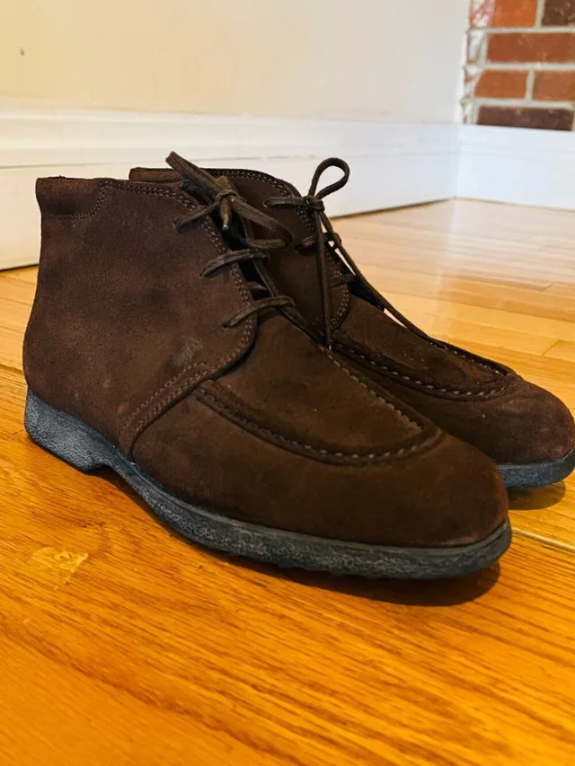 Tod's Suede Brown Lace Up Ankle Boots Shoes Women's Size 39 / Us 8.5 -9 in brown|red Suede from Poshmark