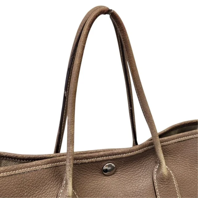Hermès Garden PartyTPM Negonda Handbag in Beige Calfskin from LuxUness, photo 5 of 16