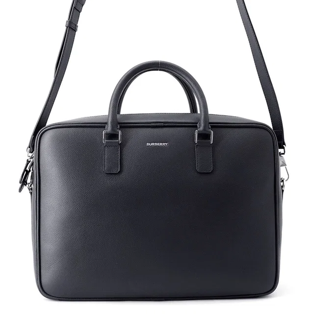 Burberry Business Bag Navy8094243 Leather in Leather from GALLERY RARE