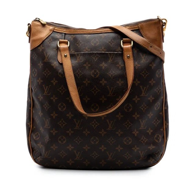 Brown Louis Vuitton Monogram Odeon GM Satchel in Brown Coated canvas from Designer Revival