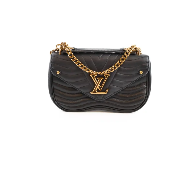 Louis Vuitton New Wave Bag Black in Black Leather from The Purse Affair