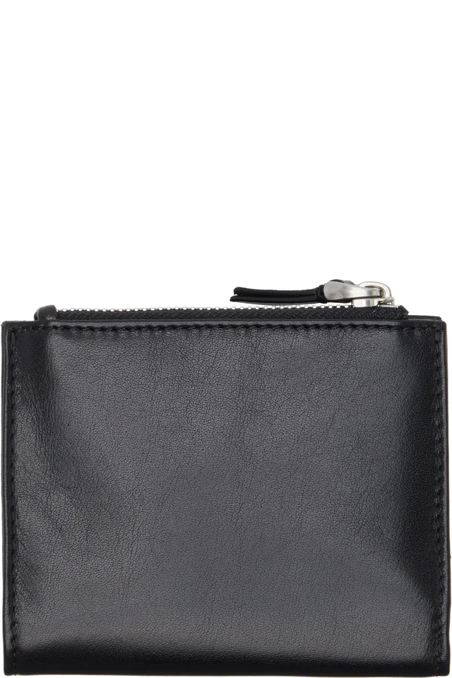 AMI Paris Black Cowhide Leather 'Voulez-Vous' Folded Wallet, photo 2 of 2 from SSENSE