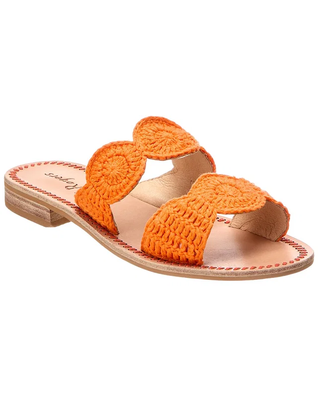 Jack Rogers Laurin Crochet Cotton Sandal, image 1 of 1 from Rue La La