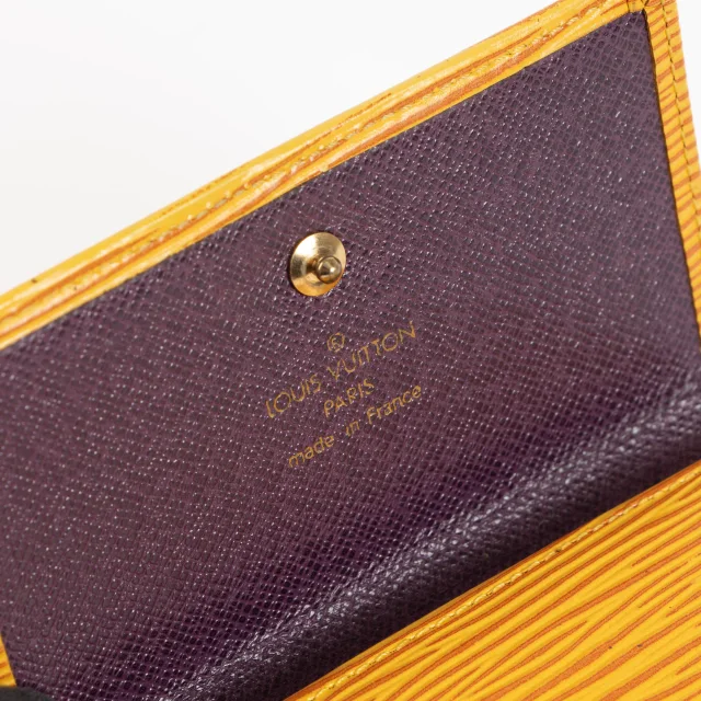 Louis Vuitton Tassil Yellow Epi Petit Noé + Elise Wallet in Yellow Leather from Labellov, photo 12 of 13