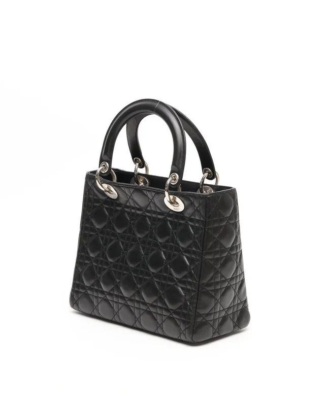 Medium Lady Dior Bag in Leather from A Retro Tale, photo 3 of 10