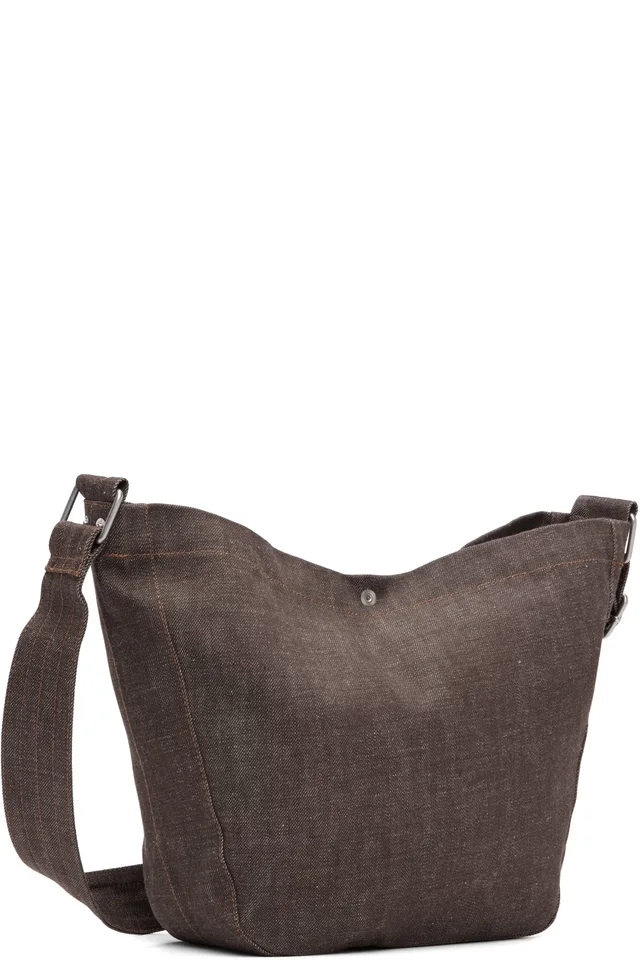 A.P.C. Brown Journal Small Satchel, photo 3 of 4 from SSENSE