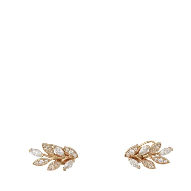 Tiffany & Co. Victoria Diamond Vine Climber 18k Rose Gold Earrings in Pink from Luxe.It.Fwd