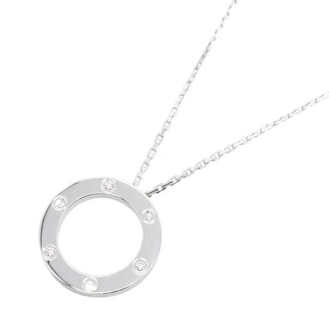 Cartier Love Circle Au750 Diamond Necklace from LuxUness