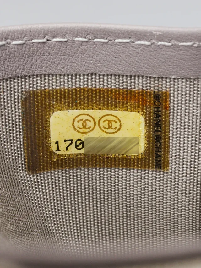 Chanel Grey Caviar Leather CC Timeless L Yen Wallet in Grey Caviar leather from Yoogis, photo 6 of 13