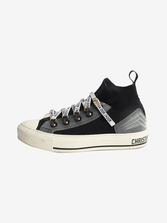 Black dior Walk'N'Dior trainers - size EU 37.5 in Black from Sign of the Times