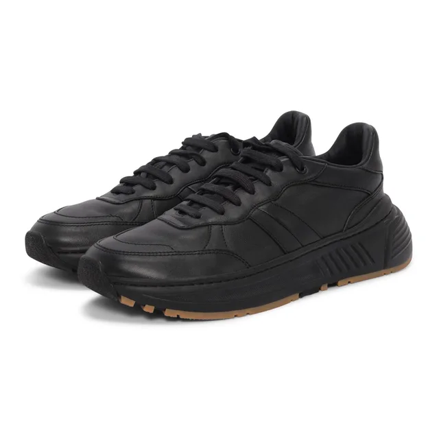 Bottega Veneta Speedster Sneakers 42 in Black Leather from Blue Spinach