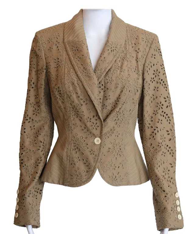Dior Embroidered Kaki Jacket from Luxury Promise