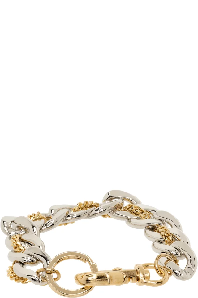 sacai Thick Chain Anklet, photo 2 of 3 from SSENSE