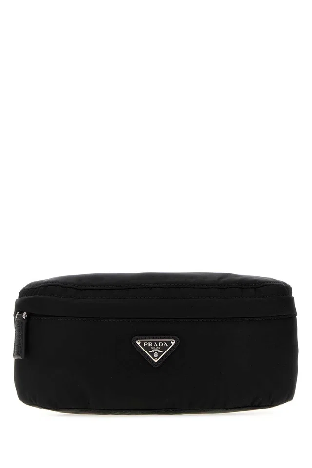 Prada Quilted Re-Nylon Belt Bag — Black in Black Nylon from HEWI