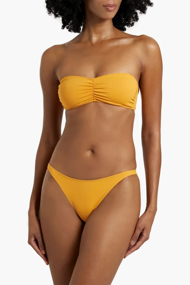 Frame Hutton Bikini Briefs in Yellow, photo 2 of 4 from THE OUTNET