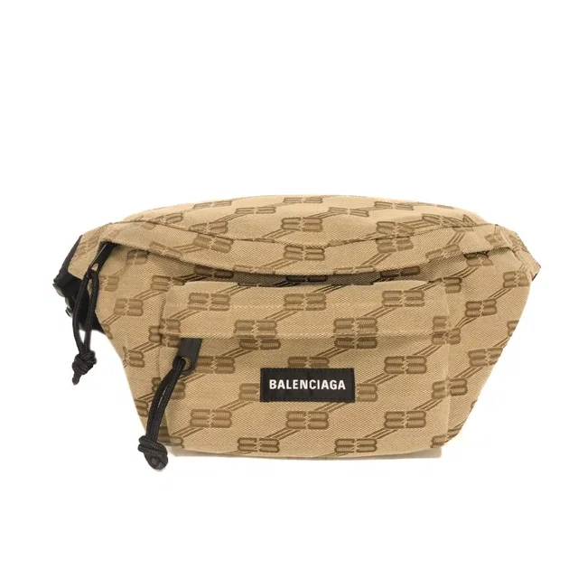 Balenciaga Signature Cotton Canvas Belt Bag in Canvas from LuxUness