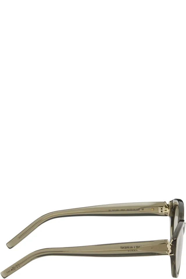 Saint Laurent Gray SL M184 Sunglasses, photo 2 of 2 from SSENSE
