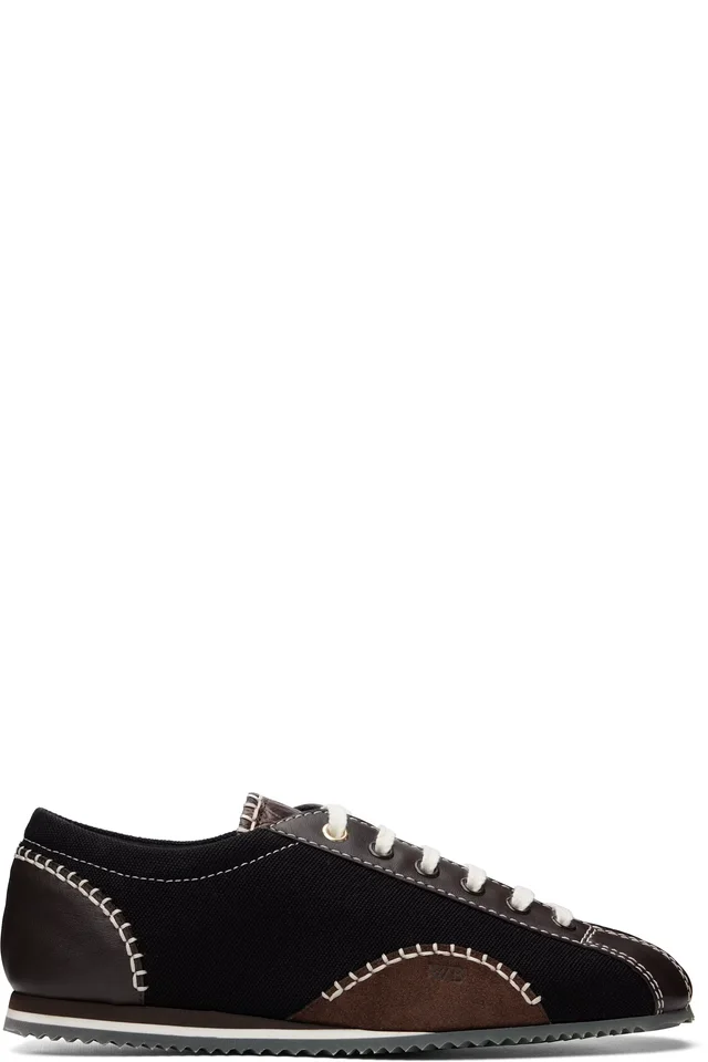 Wales Bonner Black & Brown Paris Sneakers, image 1 of 1 from SSENSE