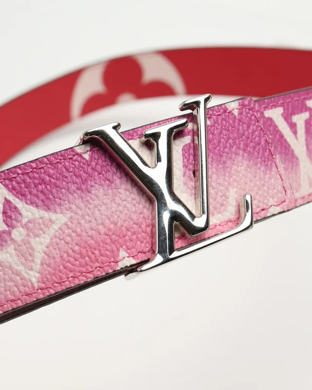 Reversible LV Belt, Size 85 in Coated canvas from A Retro Tale, photo 4 of 5