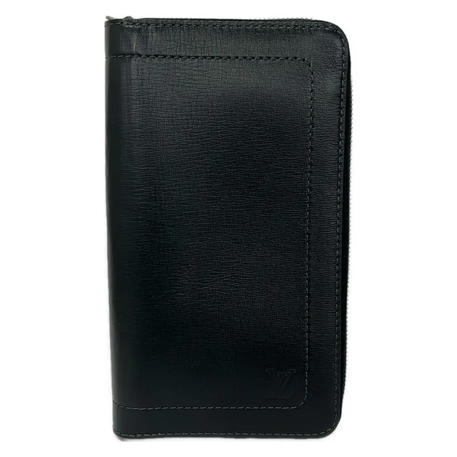 Louis Vuitton Wallet Utah Zippy Organizer Basalt Leather in Leather from The Reluxe