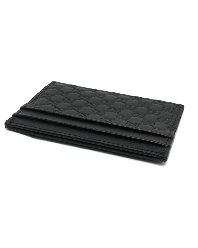 Gucci Guccissima Card Holder in Leather from A Retro Tale, photo 3 of 5