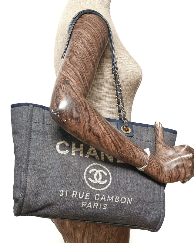 Chanel Deauville PM Tote Bag in Canvas from A Retro Tale, photo 12 of 12