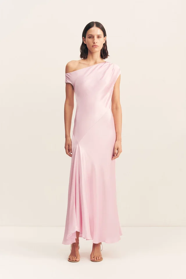 Shona Joy LA LUNE ASYMMETRICAL DRAPED MAXI DRESS - BLOSSOM from Shona Joy, photo 1 of 1