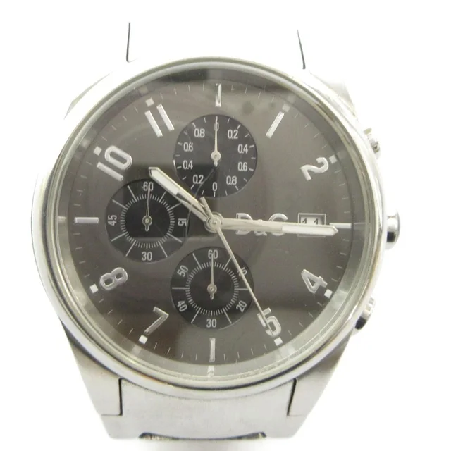 Dolce & Gabbana Watch Quartz Chronograph Carre Date Silver in Silver from The Reluxe
