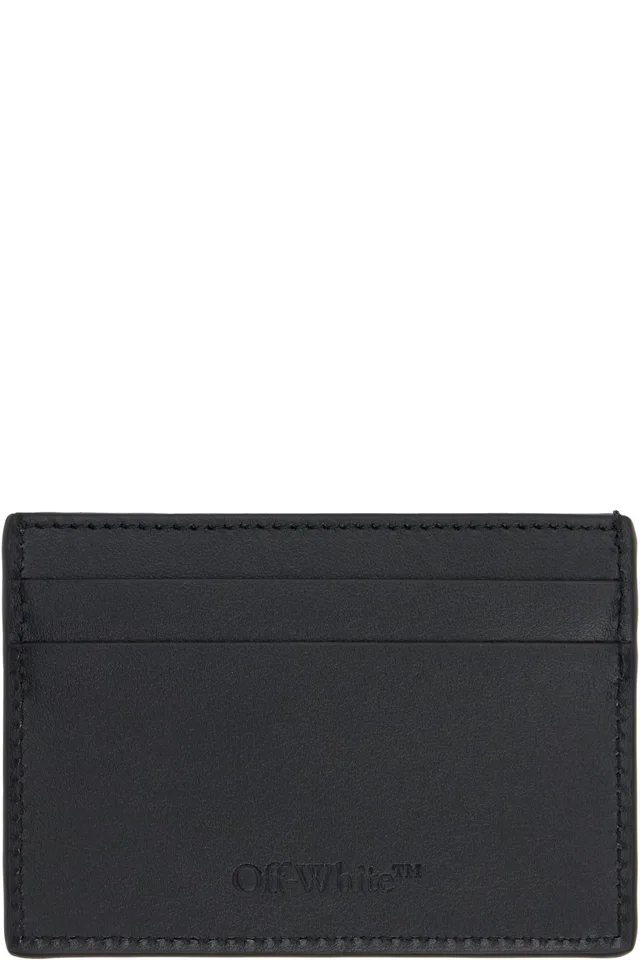 Off-White Black Degrade Heritage Card Holder, photo 2 of 2 from SSENSE