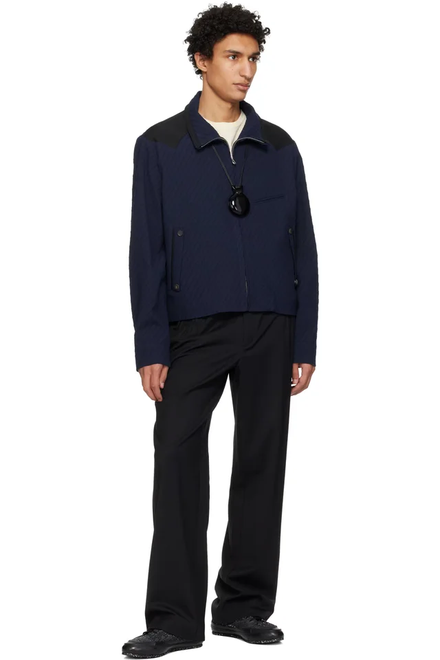 Kiko Kostadinov Navy Noro Jacket, photo 4 of 4 from SSENSE