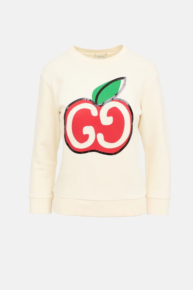Gucci Kids GG Apple Sweatshirt from VSP Consignment