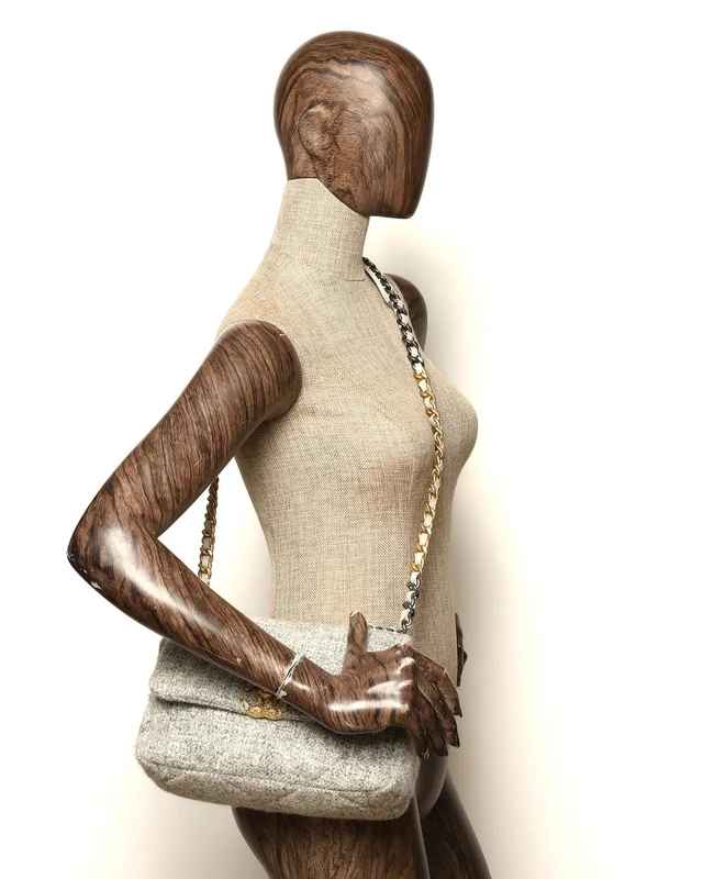 Chanel 19 Wool Flap Bag in Wool from A Retro Tale, photo 9 of 9