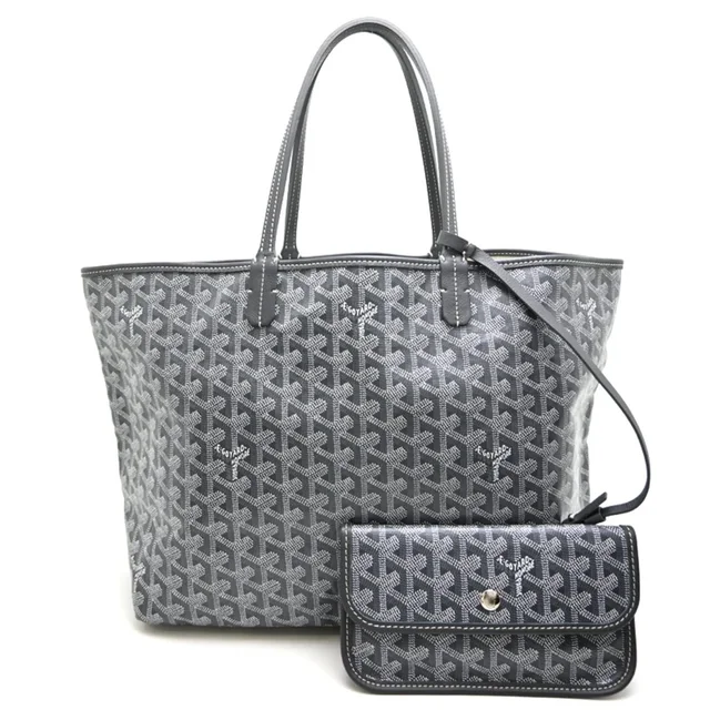 Goyard Saint Louis Pm Women's/Men's Tote Bag, Goyardine Gray in gray Canvas from Grailed