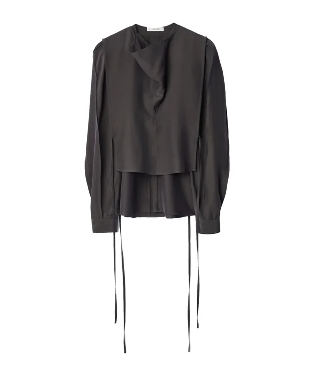 Lemaire layered blouse in silk and viscose cloth from SENSER, photo 1 of 1