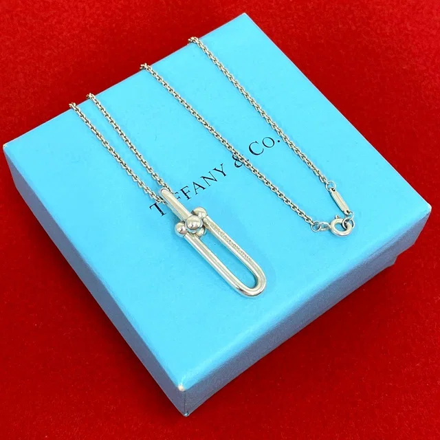 Tiffany & Co. HardWear Link Necklace 925 Sterling Silver Pendant Choker Accessory in Silver from The Reluxe
