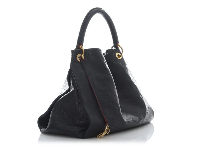 Louis Vuitton Marine and Rouge Monogram Empreinte Artsy MM in Red Leather from Ann's Fabulous Finds, photo 5 of 9