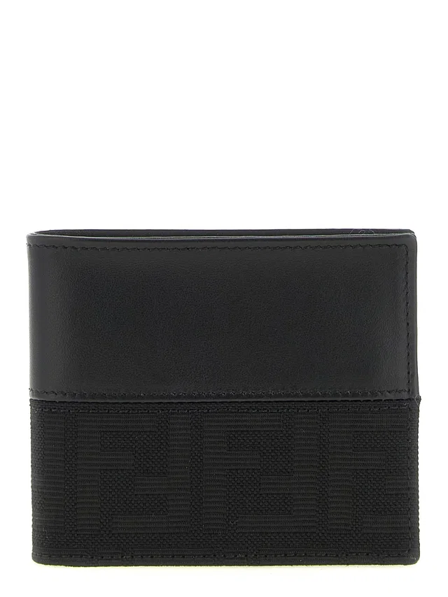 Fendi Wallet — Black Smooth Calf Leather in Black Calfskin from HEWI