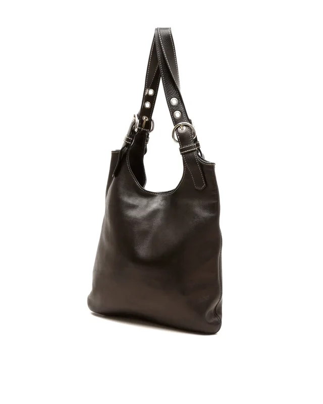 Prada 1990s Leather Tote Bag in Leather from A Retro Tale, photo 3 of 8