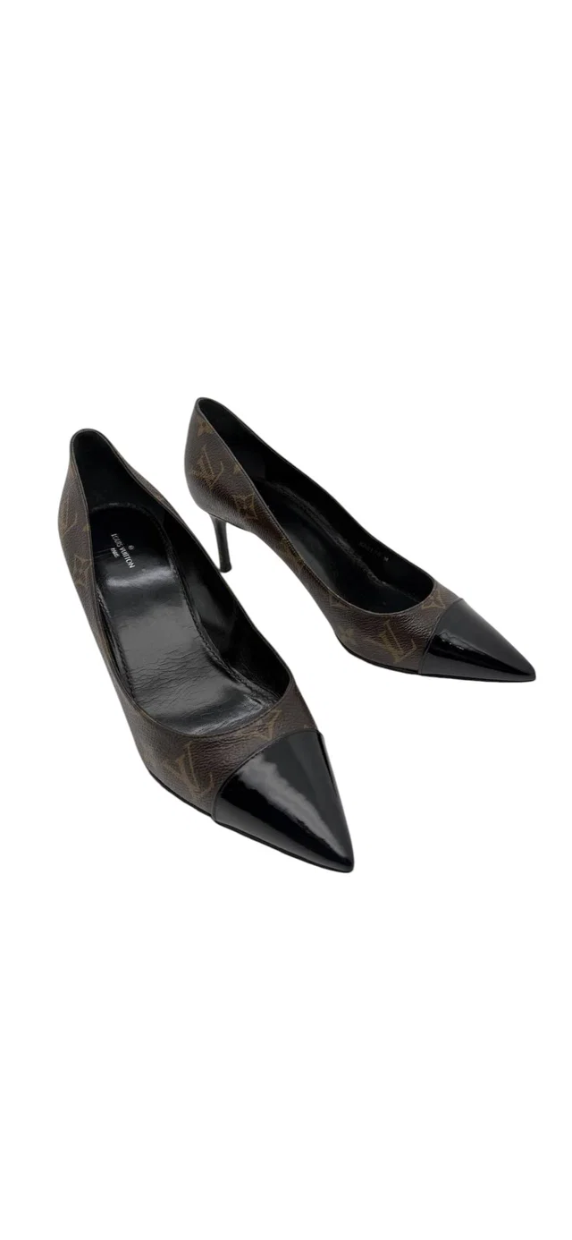 Louis Vuitton Monogram Heels Sz40 from Luxury Promise