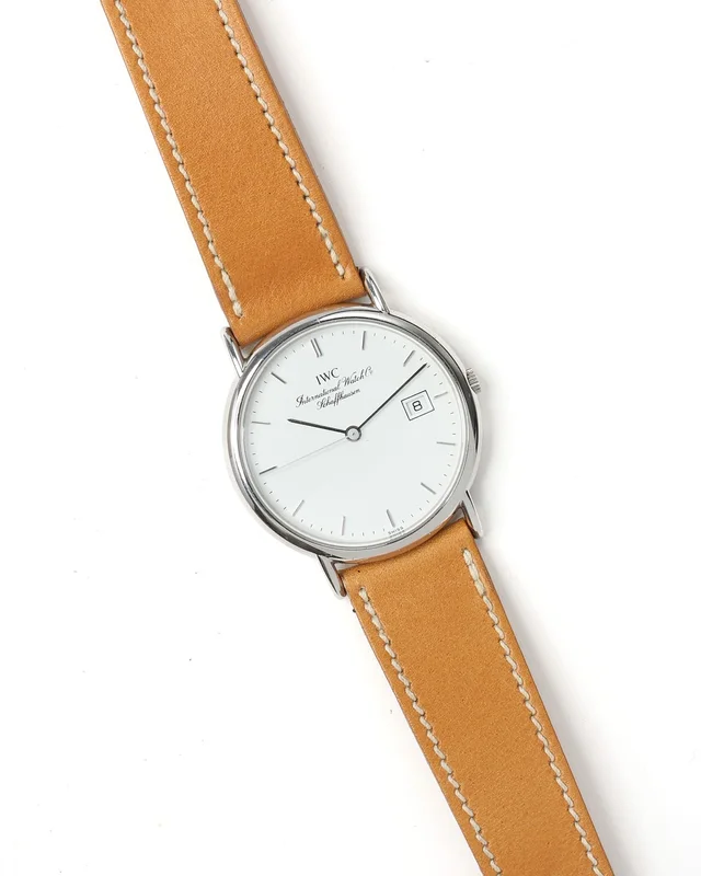 IWC Portofino 34mm Circa 2000 Full Set Watch in Leather from A Retro Tale