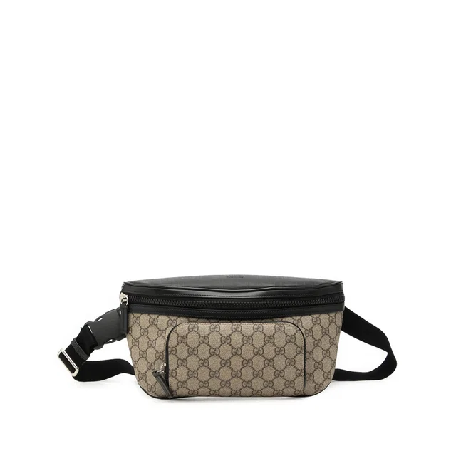 Beige Gucci Large GG Supreme Eden Belt Bag in Beige Coated canvas from Designer Revival