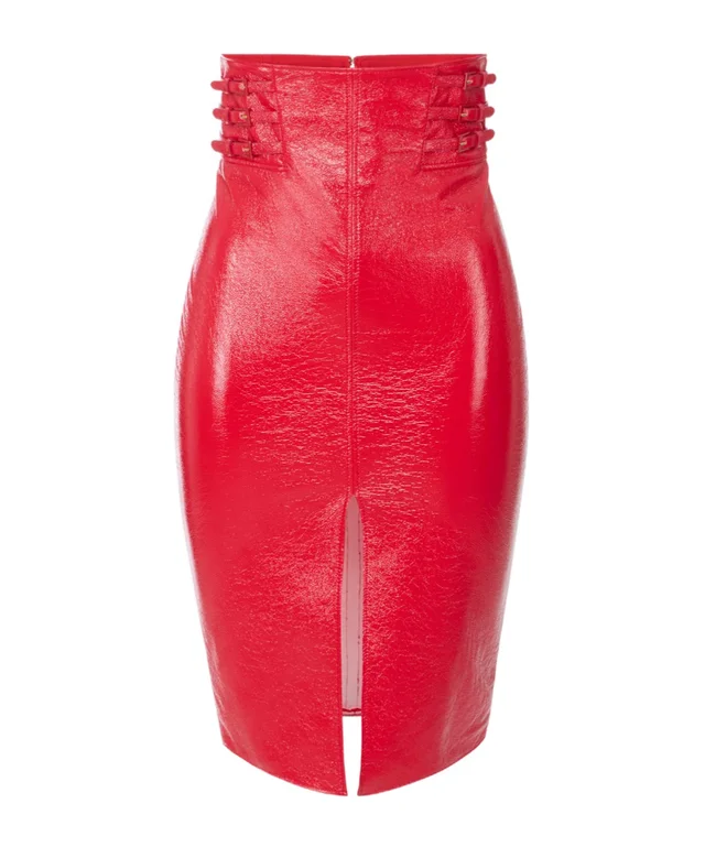 Elisabetta Franchi Strap Detailed Midi Skirt from SENSER, photo 1 of 1