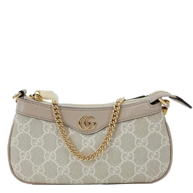Gucci Ophidia Mini GG Supreme Canvas Shoulder Bag Beige 764960 in Beige Canvas from Dallas Designer Handbags
