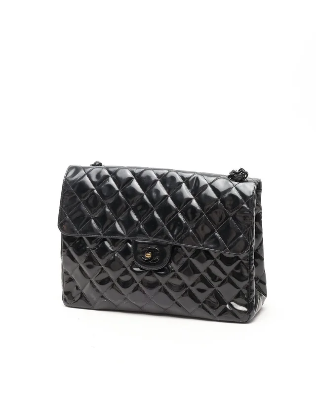 Chanel Jumbo Patent Single Flap Bag in Patent leather from A Retro Tale, photo 2 of 14