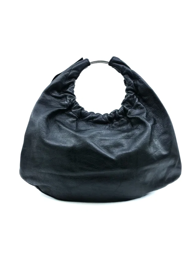 2004 Maison Margiela Ring Handle Mini Leather Tote in Leather from Arcade Vintage