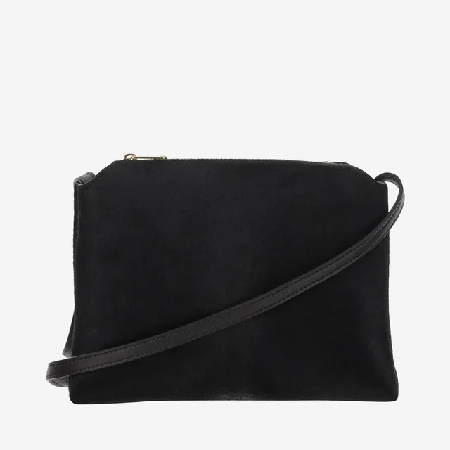 Khaite Lina Shoulder Bag — Black Calfskin in Black Calfskin from HEWI