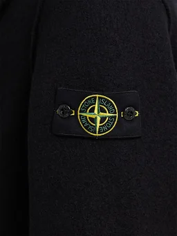 Stone Island Double-breasted jacket with collar in 0% Virgin Wool, 0% Polyurethane, photo 4 of 6 from LUISAVIAROMA
