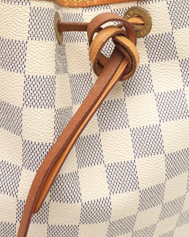 Louis Vuitton Damier Azur Noé BB Bag in Canvas from A Retro Tale, photo 6 of 13