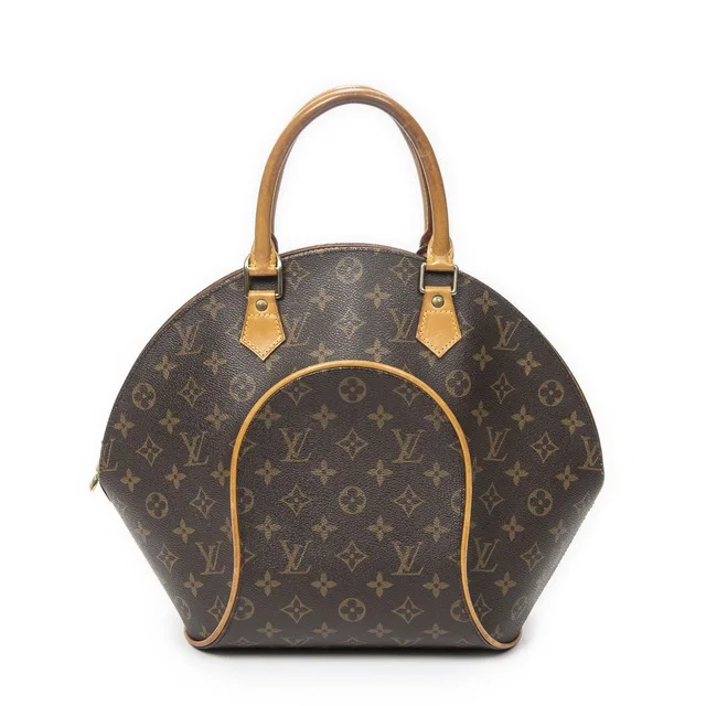 Louis Vuitton Ellipse Brown Monogram Canvas Handbag in Brown Coated canvas from The Reluxe